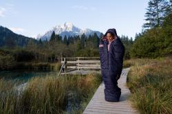 Husky Anapurna Ladies blue syntetický zimní dámský spacák