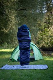 Husky Emotion blue/mint syntetický zimní spacák