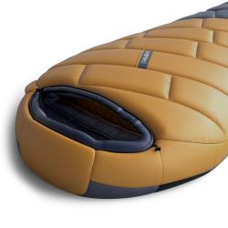 Husky Proud blue/mustard syntetický zimní spacák