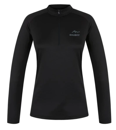 Husky Tromi Zip L black Termoprádlo Active Winter Triko