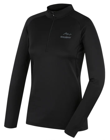 Husky Tromi Zip L black Termoprádlo Active Winter Triko