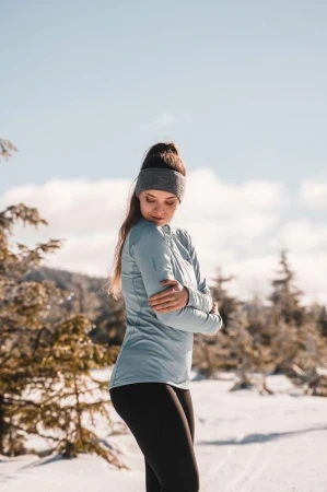 Husky Tromi Zip L faded mint Termoprádlo Active Winter Triko