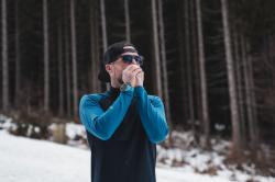 Husky Tromi zip M black termoprádlo Active Winter Triko
