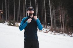 Husky Tromi zip M black termoprádlo Active Winter Triko