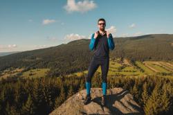 Husky Termoprádlo Active Winter Triko Tromi zip M bright green