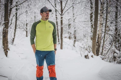 Husky Termoprádlo Active Winter Triko Tromi zip M bright green