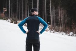 Husky Tromi zip M dark blue termoprádlo Active Winter Triko