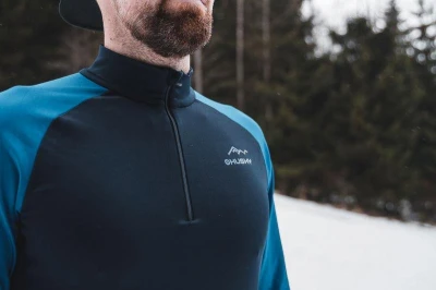 Husky Tromi zip M dark blue termoprádlo Active Winter Triko