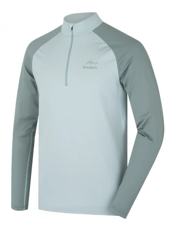 Husky Active Winter Tromi zip M faded pánské tričko green