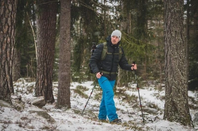 Husky Siris černé trekové hole