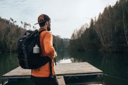 Husky Crewtor 30l black turistický batoh