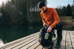 Husky Crewtor 30l dk. turquoise turistický batoh
