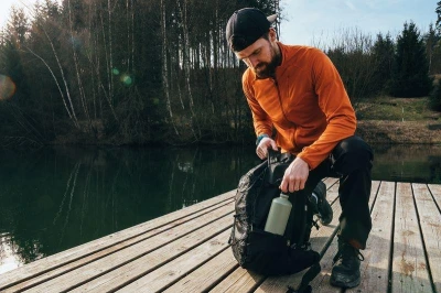 Husky Crewtor 30l dk. turquoise turistický batoh