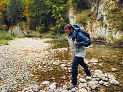 Husky Crewtor 30l dk. turquoise turistický batoh