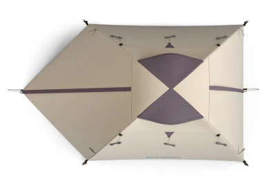 Husky Bizam 2 Plus Blackroom light brown turistický stan pro 2 osoby + sleva 300,- na příslušenství