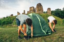 Husky Bizam 2 Plus light brown stan pro 2 osoby + sleva 300,- na příslušenství