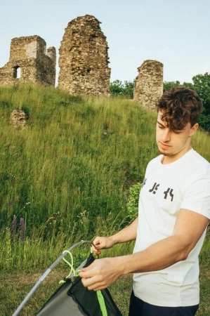 Husky Bizam 2 Plus zelený turistický stan pro 2 osoby + sleva 400,- na příslušenství
