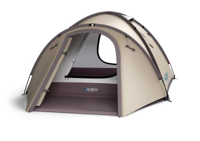 Husky Bizon 3 Plus light brown turistický stan pro 3 osoby