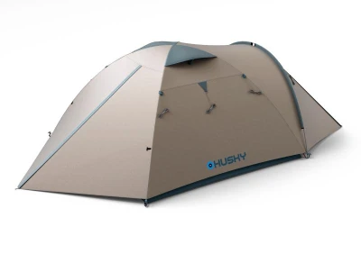 Husky Bizon 3 Plus light brown turistický stan pro 3 osoby