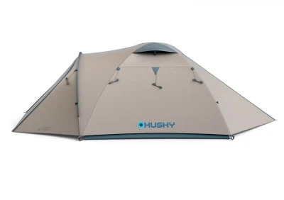 Husky Bizon 3 Plus light brown turistický stan pro 3 osoby