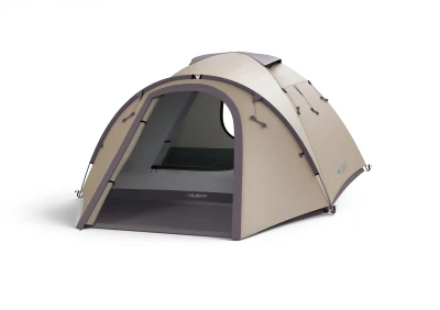 Husky Bizon 3 Plus light brown turistický stan pro 3 osoby
