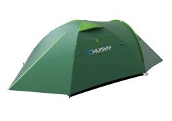 Husky Bizon 3 Plus zelený turistický stan pro 3 osoby + sleva 500,- na příslušenství
