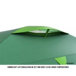 Husky Bizon 3 Plus zelený turistický stan pro 3 osoby + sleva 500,- na příslušenství