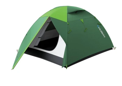 Husky Boyard 4 Plus zelený turistický stan pro 4 osoby + sleva 400,- na příslušenství