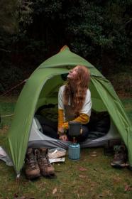 Husky Sawaj Camel 2 zelený ultralehký stan + sleva 400,- na příslušenství