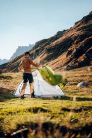 Husky Sawaj Camel 2 zelený ultralight stan + zľava 400,- na príslušenstvo