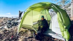 Husky Ultralight Sawaj Triton 3 zelený turistický stan + sleva 1000,- na příslušenství