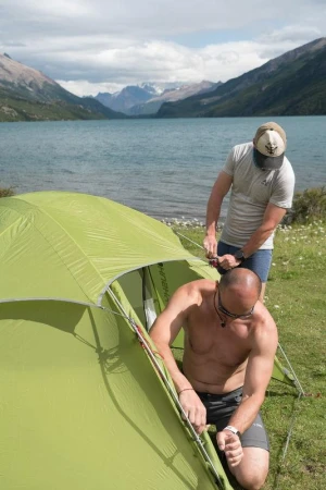 Husky Ultralight Sawaj Triton 3 zelený turistický stan + sleva 1000,- na příslušenství