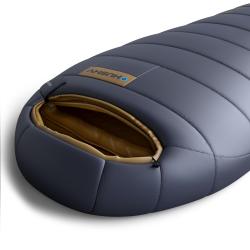 Husky Musset Short dark blue ultralehký třísezónní zkrácený spacák