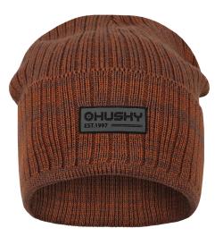Husky Mermel brown unisex merino čepice