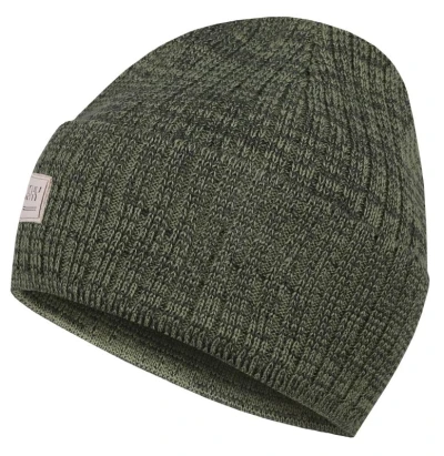 Husky Mermel green unisex merino čepice
