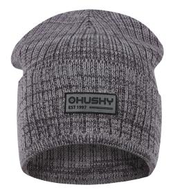 Husky Mermel grey unisex merino čepice
