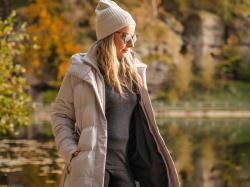 Husky Mermel grey unisex merino čepice