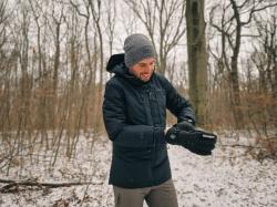 Husky Mermel grey unisex merino čepice