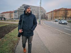 Husky Mermel grey unisex merino čepice