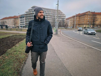 Husky Mermel mint unisex merino čepice