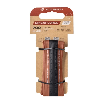 Hutchinson Plášť GP EXPLORER 700x28 kevlar,črn-béž
