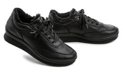 IMAC 5531-025 černé dámské zimní polobotky