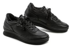 IMAC 5531-025 černé dámské zimní polobotky