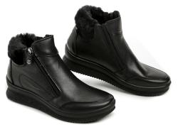 IMAC 5541-025 černá dámská zimní obuv šíře H