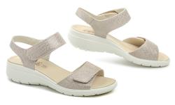 IMAC I3639e41 béžové dámske sandále na klinovom opätku