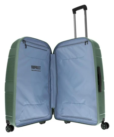 IMPACKT IP1 L Deep sea green kufr + kosmetická taštička zdarma