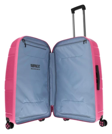 IMPACKT IP1 L Flora pink kufr + kosmetická taštička zdarma