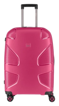 IMPACKT IP1 M Flora pink kufr + kosmetická taštička zdarma IMPACKT IP1 M Flora pink kufr + kosmetická taštička zdarma