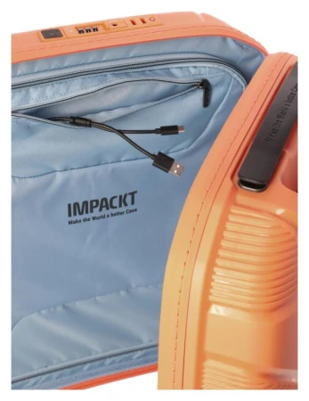 IMPACKT IP1 S Garden apricot kufr + kosmetická taštička zdarma