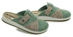 Inblu CT000032 šedo zelené dámske papuče